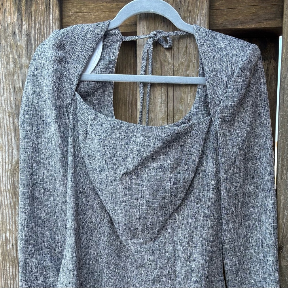 Gray Mini Dress - Picture 6 of 6